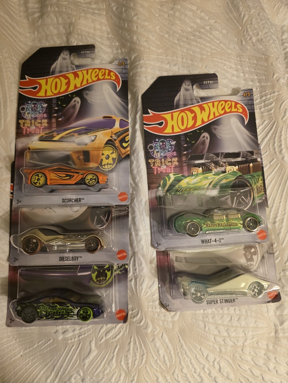 Hot Wheels 2022 Halloween 5 Car Set